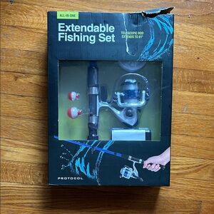 Extendable Fishing Set with Telescopic Rod